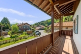 Blick vom Balkon - „Attraktive 2-Zimmer-Wohnung mit Balkon in Hammer bei Siegsdorf, zu verkaufen“