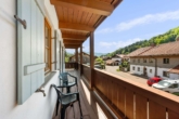 Blick vom Balkon - „Attraktive 2-Zimmer-Wohnung mit Balkon in Hammer bei Siegsdorf, zu verkaufen“