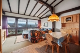Blick auf den Balkon - Gemütliche Dachgeschosswohnung im Ferienpark Vorauf – Natur pur mit Weit- und Bergblick